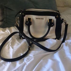 Michael Kors White and Black bag
